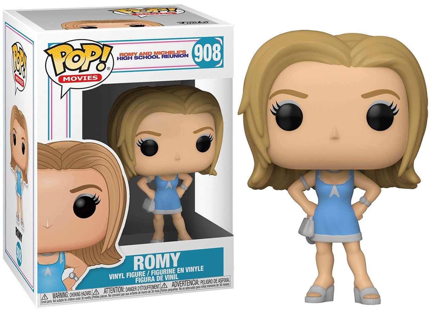 Funko POP! Movies: Romy & Michele High School Reunion - Romy R&M HS - Romy and Michelle's High School Reunion - Collectable Vinyl Figure - Gift Idea - Official Merchandise - Toys for Kids & Adults