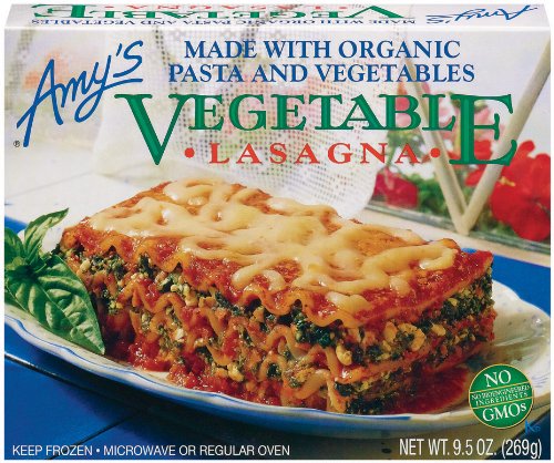 Amazon Com Amy S Vegetable Lasagna Organic 9 5 Ounce Boxes Pack Of 12 Industrial Scientific