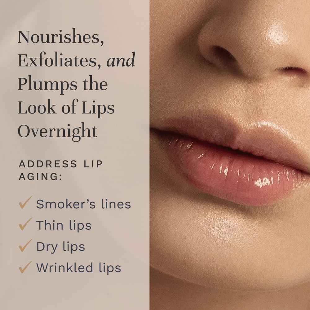 City Beauty City Lips Night Oil - Plump, Hydrate, and Restore Overnight - Anti-Aging Lip Treatment - Conditioning Lip Oil with Hyaluronic Acid & Plant Extracts