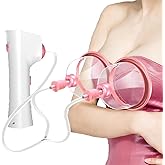 MINHUIJIHUI Electric Breast Massager & Vacuum Therapy Machine - Fast Growth Enlargement Pump with Double Cup, USB Charging for Women, Anti Sagging Bust Lift Enhancer for Breast Health Care