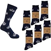 Eco Treasures Market Groomsmen Socks Set of 6, Groomsmen Usher Gift, Groomsman Proposal Box, Best Man Gift, Funny Sock, Groomsman Proposal Box, Premium Bamboo Sock, Novelty Socks