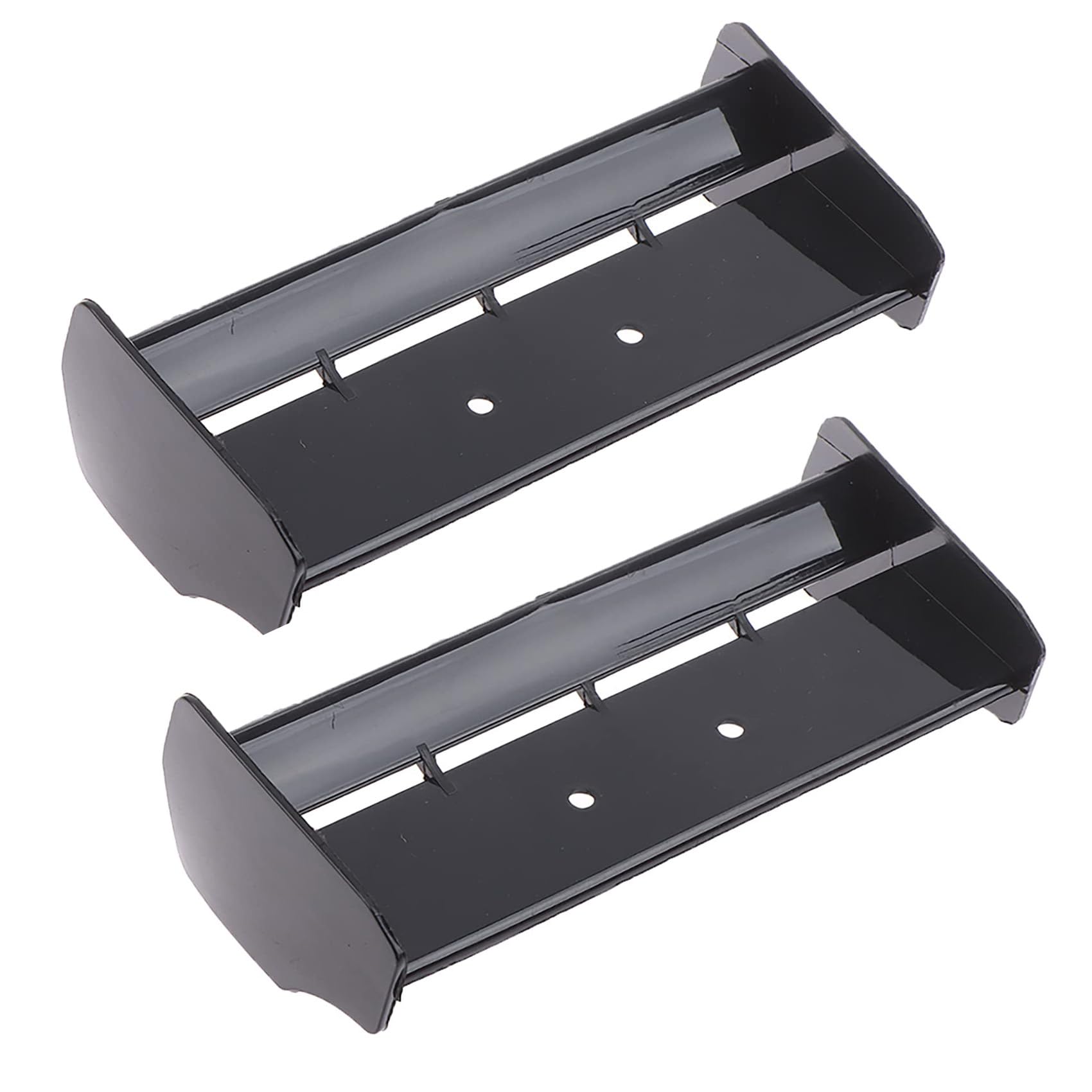 KINGCOO 2Pack 1:10 Scale RC Plastic Rear Spoiler Tail Wing for 1/10 Scale RC Racing Car Off-Road Buggy Short-Course Truck Accessories Spare Parts (Black) โ image 1
