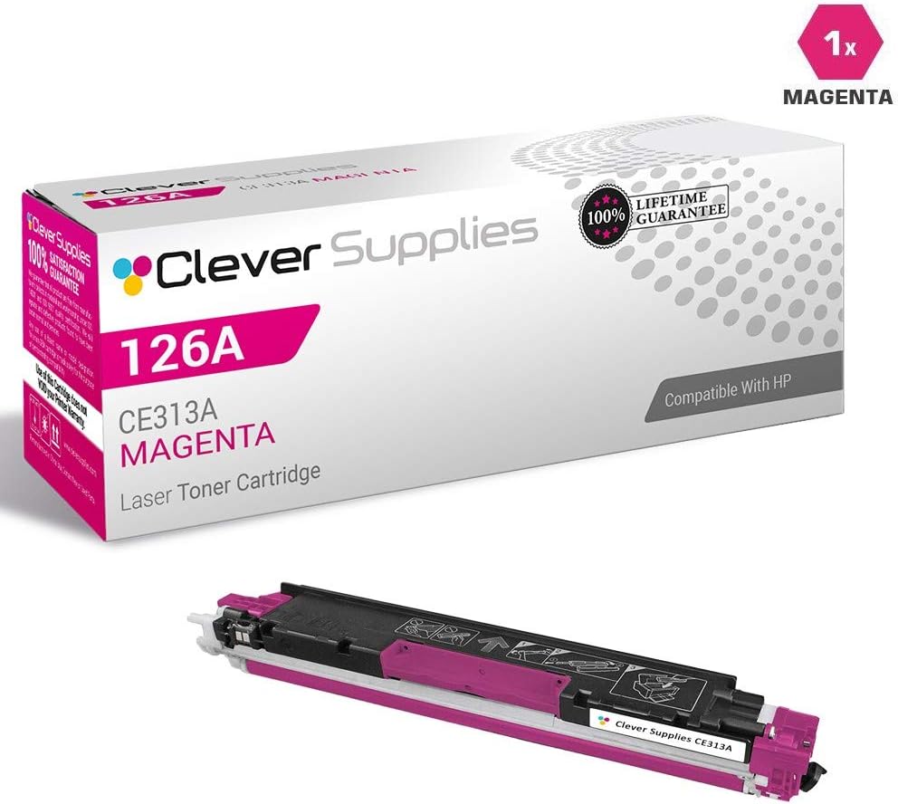 CS Compatible Toner Cartridge Replacement for HP Laserjet PRO 100 Color MFP M175NW CE313A Magenta HP 126A Color Laserjet PRO M175 MFP PRO 100 M175A M175N PRO 200 M275NW TOPSHOT PRO M275NW