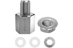 NICEDACK Bicycle Hub Hitch Adapter, Bicycle Axle Adapter for Thrust Axle, Universal Bicycle Trailer Coupling Adapter, Silver