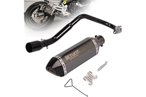 ISTUNT YOSAYUSA Complete Exhaust System Motorcycle Exhaust Slip On Muffler Baffle Honda Grom Msx125