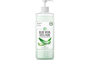 Aloe Vera Gel - 98% Pure - Made In Canada - Organic - 1 Liter - Pump Bottle