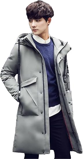Amazon Shunyi メンズ ダウンジャケット ロングコート 厚手 カジュアル ビジネス ダウンコート 運動 アウター お洒落 ファッション 紳士 暖かい 無地 全3色 コート ジャケット 通販