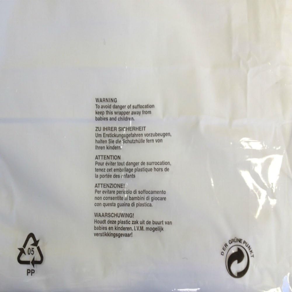 (100x) 9" x 12" Clothing Garment T-Shirt Bags Clear Protection Display - Image 4