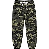 Cromoncent Girls & Womens Camo Print Cargo Pants Outdoor Lightweight Jogger Baggy Pants, 6 Years - XX-Large