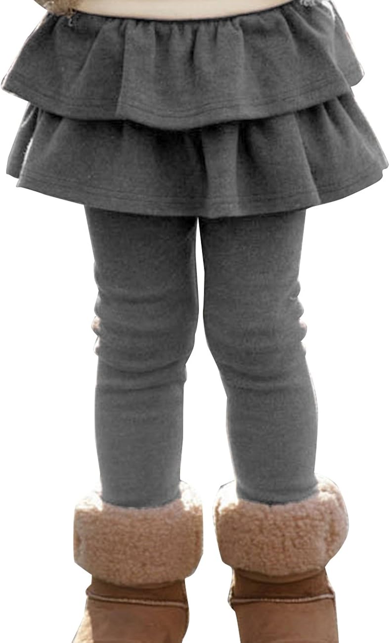 CMKid Little Girls Solid Stretch Skinny Pants Toddler