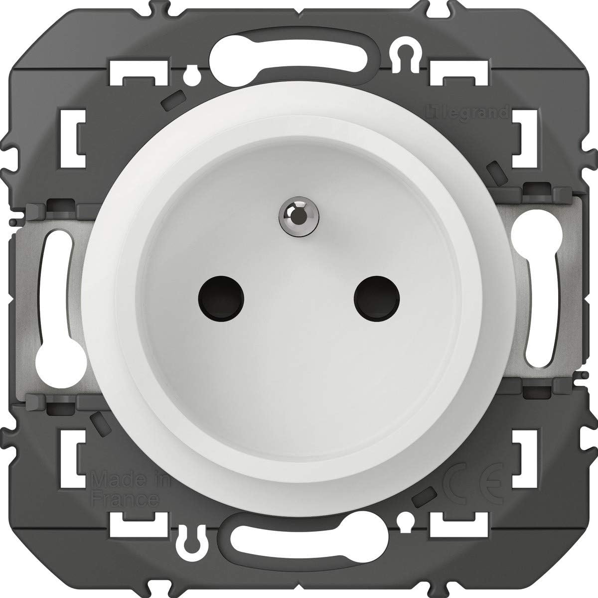Legrand LEG95218 2 x 2P + T Pre-Cabled BLC Dooxie Double Socket 2P + T Pre-Cable Surface White Composable - Image 4