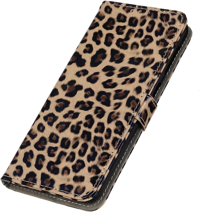 BaiFu Wallet Case for Samsung Galaxy A51 5G Flip Case Leather Wallet Card Cover Compatible with Samsung Galaxy A51 5G (Leopard print) - Image 4