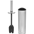 Joseph Joseph Flex 360 Luxe Advanced Toilet Brush with Stainless-Steel Finish