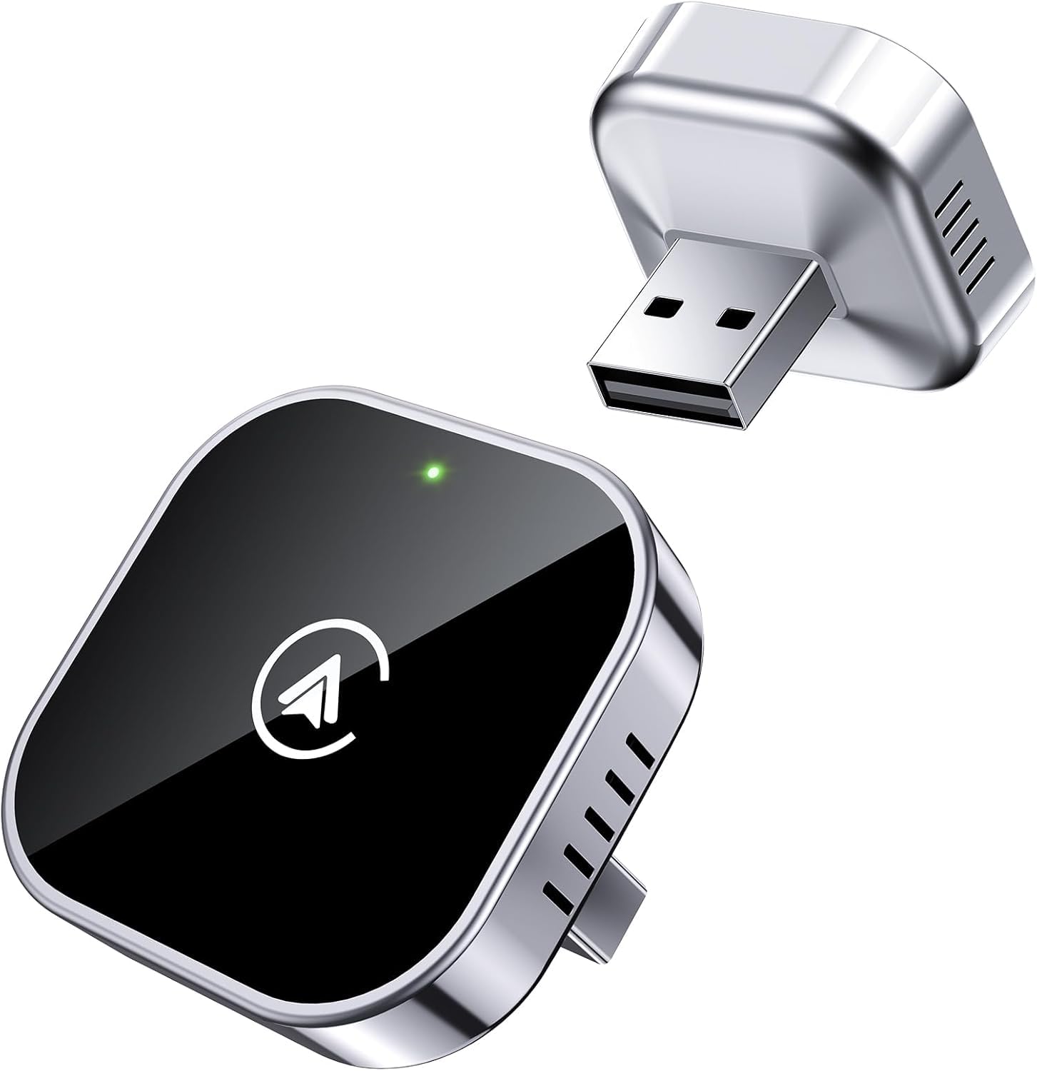 Photo 1 of Teeran 2 in 1 Wireless CarPlay and Android Auto Adapter, Easy Setup Plug and Play, Fast Seamless Use Supports 1000+ Car's with Built-in Wired Car Play/Android Auto, Compact Sleek Design Car Adapter