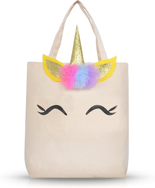 kids canvas tote bag