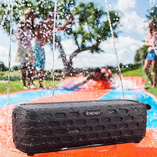 Solar bluetooth speaker - [gift choice] icheckey ipx5 w…