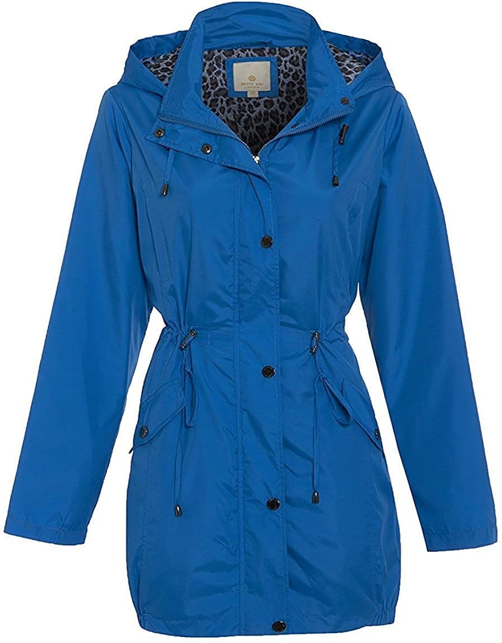 Hari Deals Ladies Lightweight Showerproof Jacket Coat with Fixed Hood