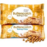 GV Butterscotch Chips, 2, 11oz Bulk Value Bags (22oz Total) | Great Baking Morsal Drops For Cookies, Brownies, Cake, Gluten Free, Kosher, Snack Snacking Dessert Treat
