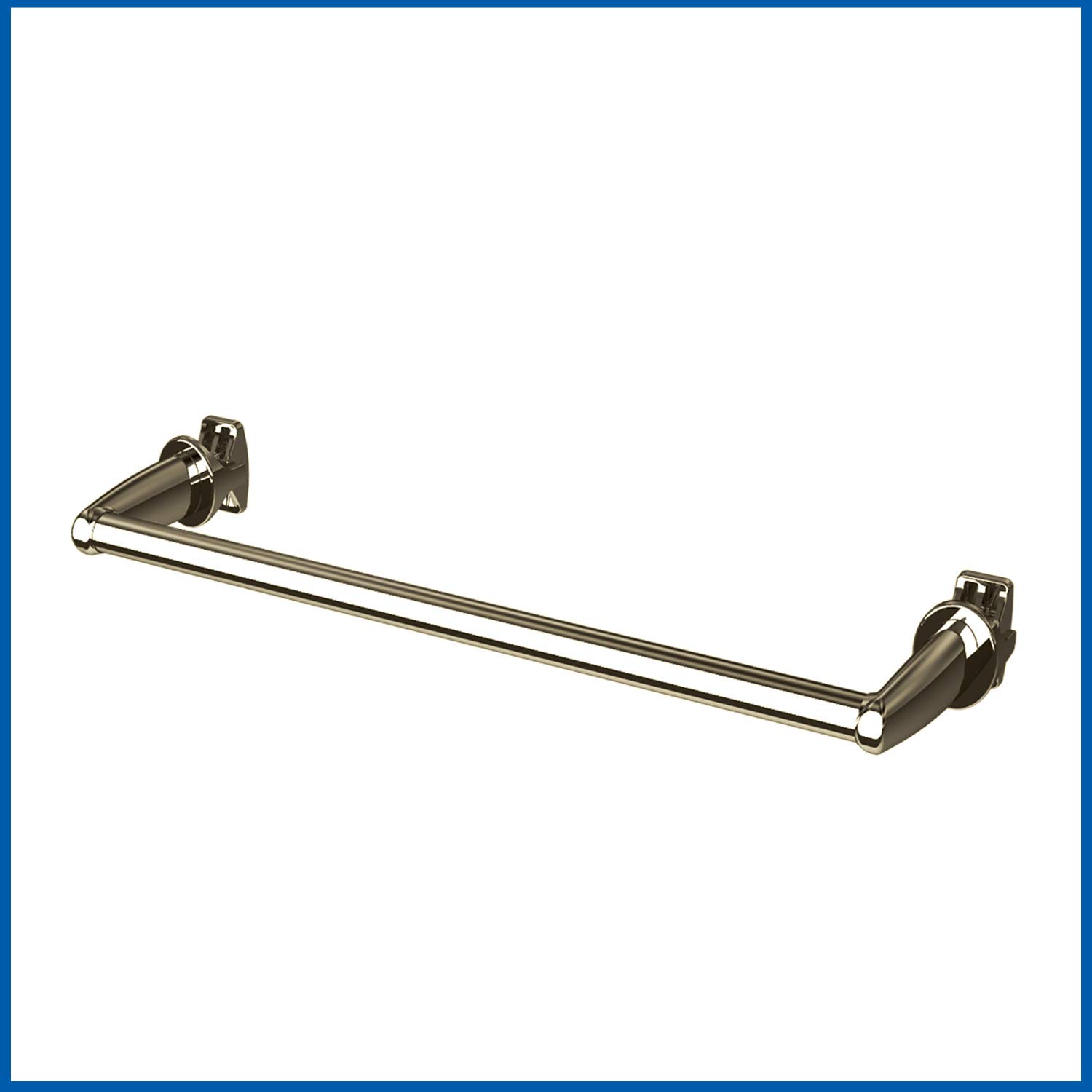 BASIC towel rail Towel holder for bathroom radiators, length 370 mm. Straight version Chrome