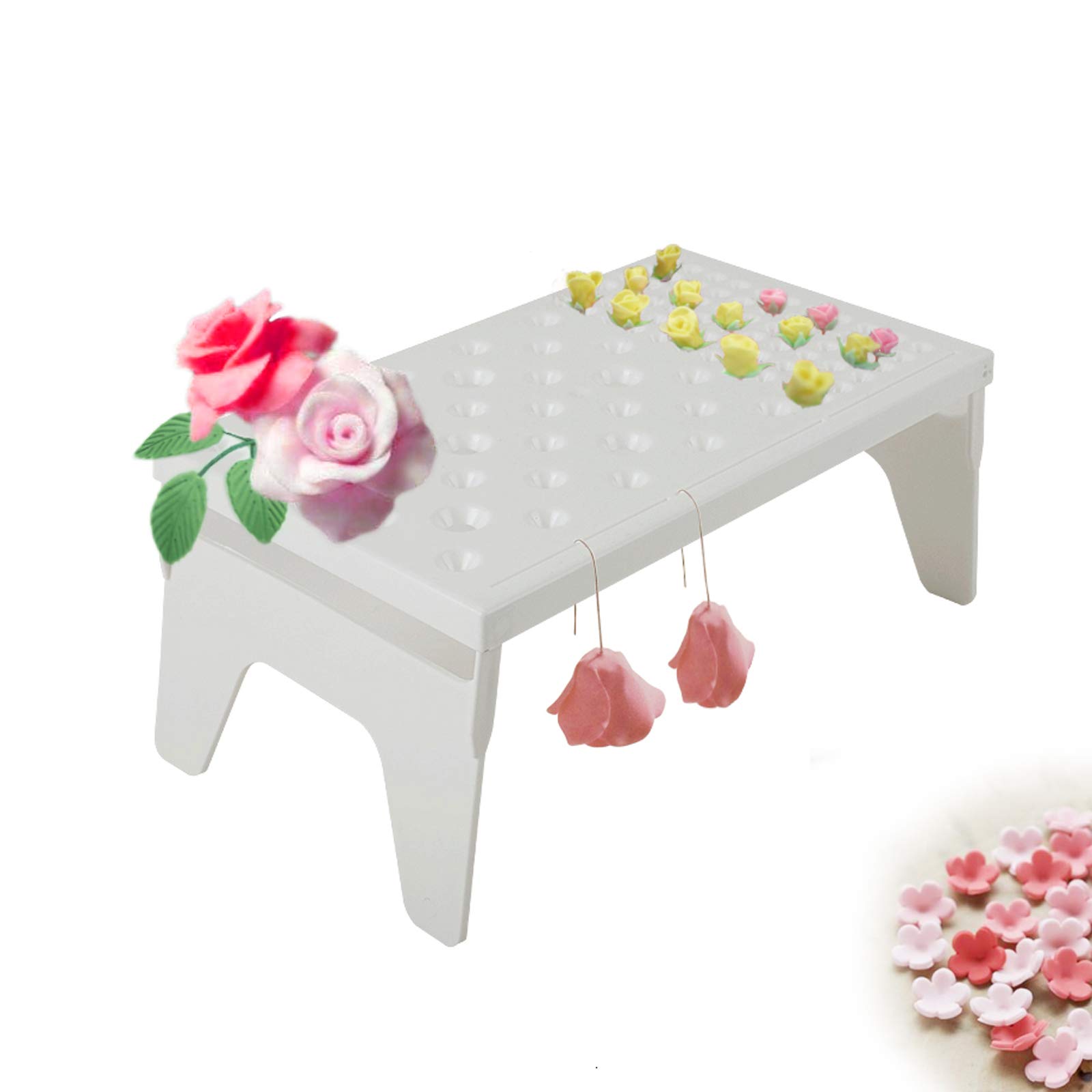 CHENGZI Gum Paste Flower Drying Rack Sugarcraft Fondant Flower Rack Air Dry Stand Baking DIY Tools