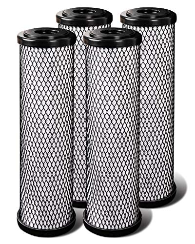 Fil-fresh 1 Micron 10" x 2.5" Whole House CTO Activated Carbon Block Water Filter Replacement Cartridge Fits Standard Under Sink and RO Water Filtration System（4 Pack） - Thumbnail 7