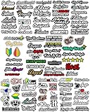 OwnTheAvenue JDM 96 CAR Sticker Decal Wholesale MEGA Pack LOT Tuner Funny Drift Race (OSSCTS)