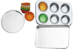 Pan Set Compatible with Easy Bake Ultimate Oven | Includes Cupcake Liners that Will FIT in Oven Unlike Others | Kids' Accesso