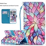 iPhone 7 Plus Wallet Cases,iPhone 7 Plus Case for Girls,Lincde Linycase PU Leather Case Wallet Flip Stand [Flap Closure] Case+Lanyard for iPhone 7 Plus 5.5