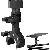 Starlink Mini Clamp Mount,360&deg; Adjustable Universal Pole Mount for RV Yacht | Starlink mini bracket 2024/2025/2026；1/4"-20 thread starlink mini mount; fit star link mini &amp; V5; for camper, van, boat