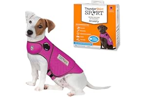 Thundershirt dogs clothing Thundershirt Dog Anxiety Jacket, Fuchsia, Small US