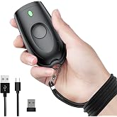 Symcode Bluetooth 2D Barcode Scanner Mini Portable QR Code Scanner 3-in-1 Bluetooth &amp; 2.4G Wireless &amp; USB Wired Barcode Scanner with Android,iOS,Computers,Windows