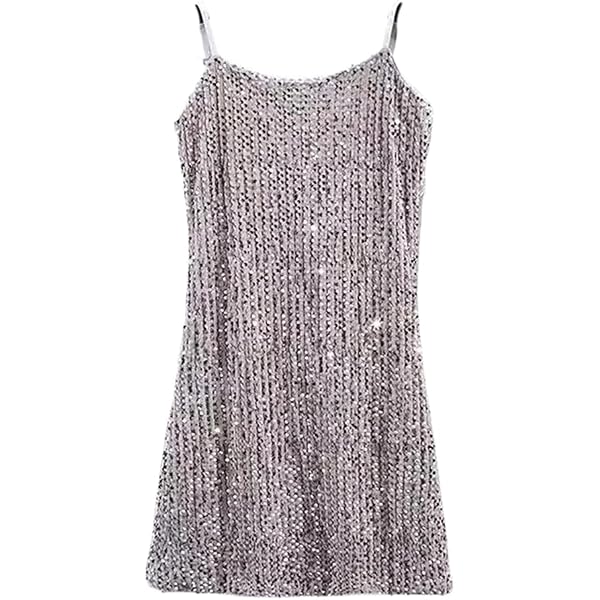 Amazon.com: Women Sparkly Tassels Gold Fringe Dress Sexy V-Neck Backless  Sparkling Dress Party Club Rave Festival Outfits (Gold, S) : Clothing,  Shoes & Jewelry
