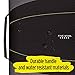 Five Star 2 Inch Zipper Binder, 3 Ring Binder, Removable File Folders, Durable, Black (73289)
