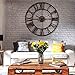 Aero Snail Vintage Retro 20-inch Dia Large Iron Metal Indoor Wall Clock with Roman Numerals ¡­