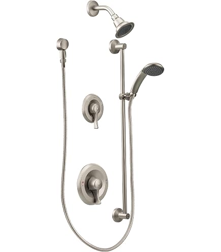 Moen T8346 Commercial Handbrause-System – Mit Posi-Temp Druckausgleich, 2,5 GPM, Chrom, Vandalensicher