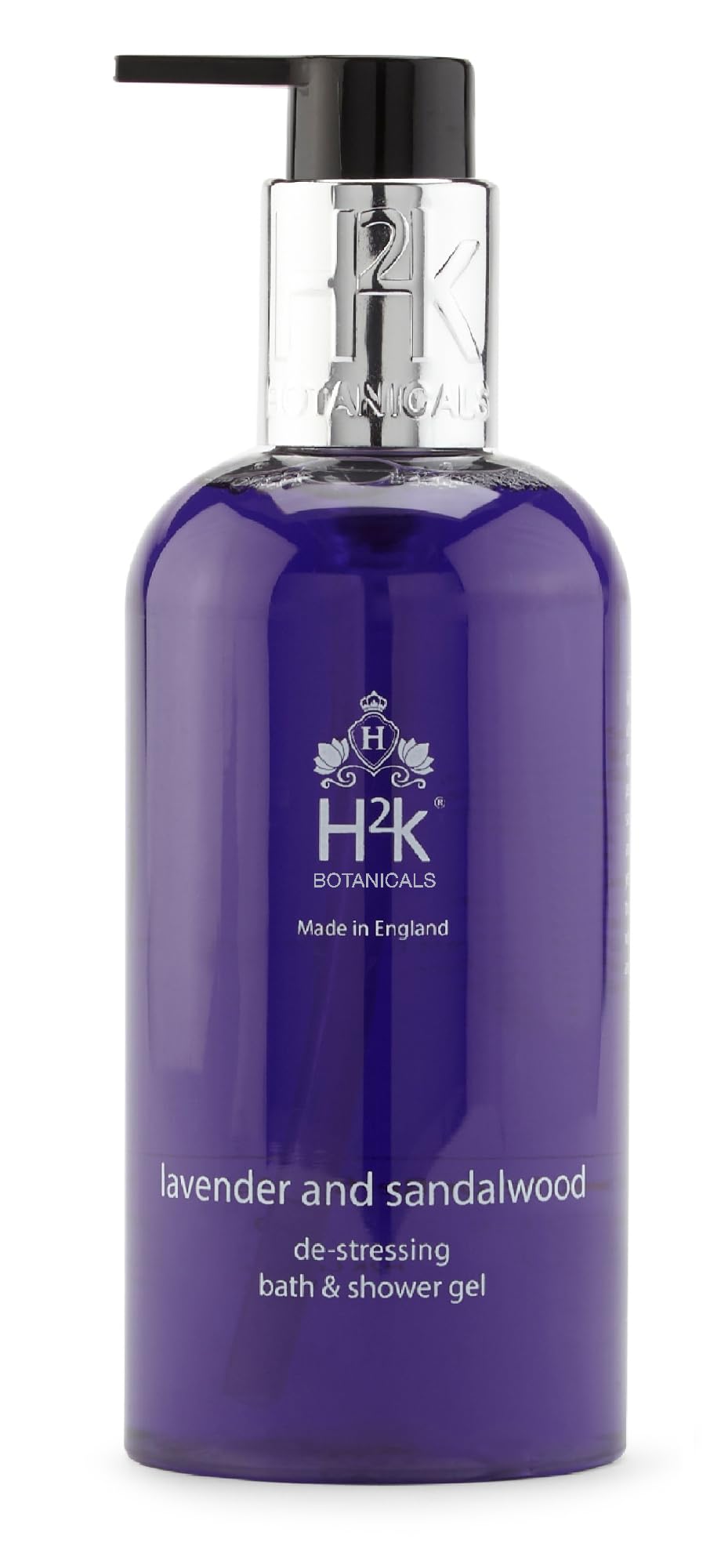 H2K Botanicals Calming Lavender & Sandalwood Body Wash (250ml) for Sensitive Skin