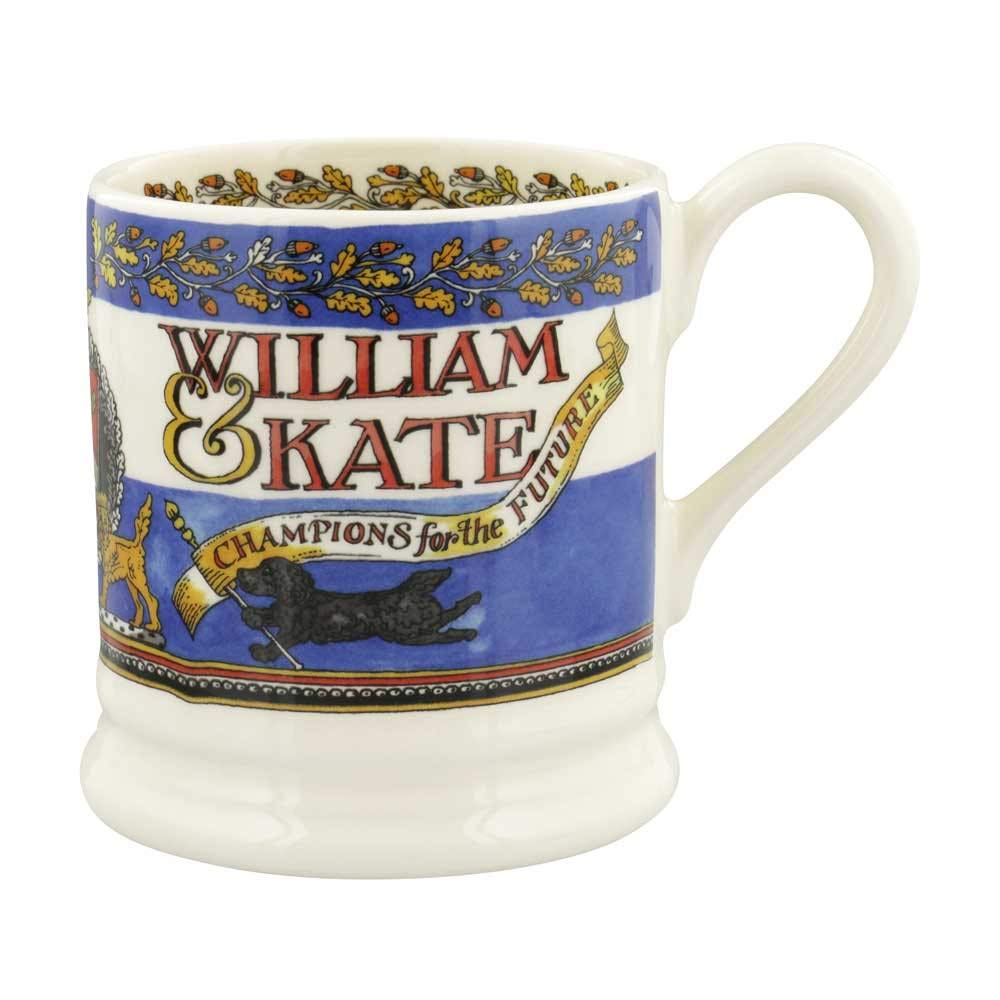 Emma Bridgewater Events William & Kate 10Th Anniversary 1/2 Pint Mug
