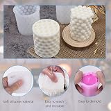 URAQT 2 Pack Candle Mold with 15 Wicks & Stainless Holder - DIY Craft view 3