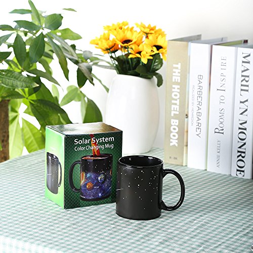 Heat Changing Mugs Magic Solar System Coffee Mug Ceramic