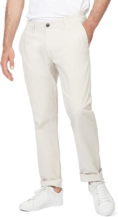 Monoprix Homme Pantalon Chino Coupe Straight Homme Taille 46 Couleur Ecru Amazon Fr Vetements Et Accessoires