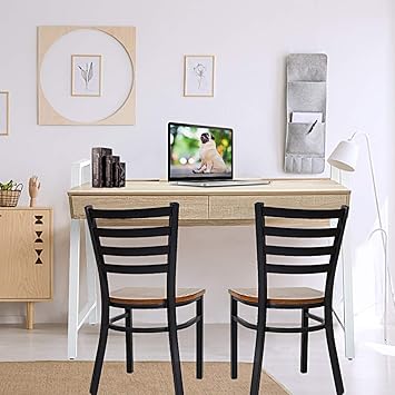 Amazon Com Dporticus 50 Modern Computer Desk Set With Drawers