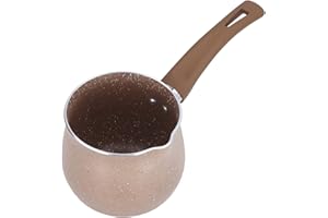 Milk Pot, Aluminum Alloy Non-Stick Pot, Single Handle Anti-Scald Design for Cooking Milk, Coffee, and Hot Beverages