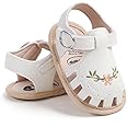 Myleleya Infant Baby Boys Girls Sandals Summer Baby Wedding Dress Flat Shoes Newborn Crib Shoes First Walkers Prewalkers Shoes