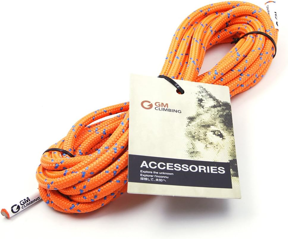 GM CLIMBING 8mm (5/16in) Accessory Cord Rope 19kN Double Braid Pre Cut CE/UIAA : Sports & Outdoors
