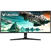 LG 34GL750-B Ultragear Gaming Monitor 34" 21: 9 Curved Wfhd (2560 X 1080) IPS Display, 144Hz Refresh Rate, NVIDIA G-SYNC Compatible, Adaptive-Sync Technology, HDR10, 144Hz Refresh Rate - Black