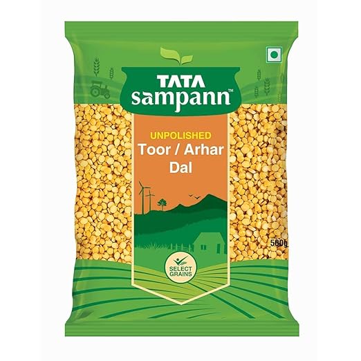 Tata Sampann Unpolished Toor Dal/Arhar Dal, 1kg