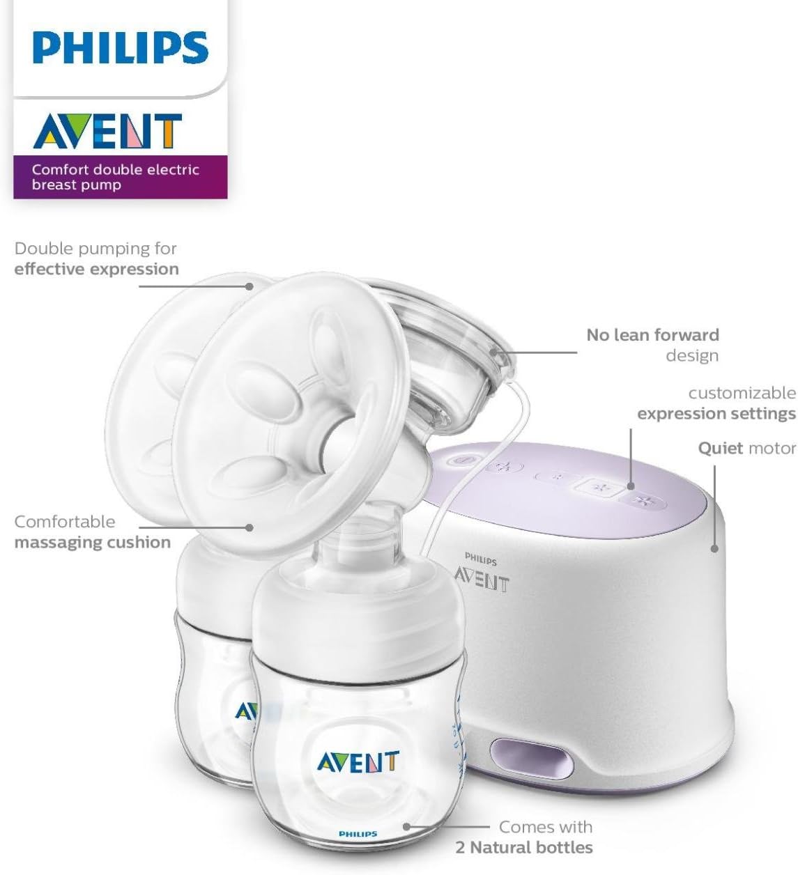 avent comfort double electric breast pump