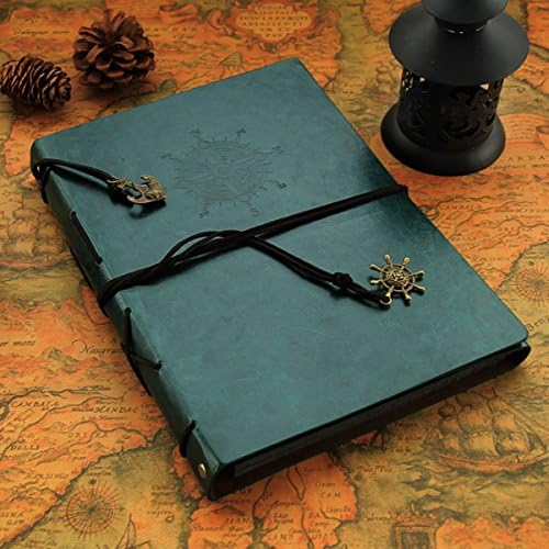 Dibence Self-adhesive Scrapbooking Photo Albums, Handmade DIY Photo Album, Anniversary Scrapbook,for Any Size Photo 10.3x7.4(inches) (Dark green)