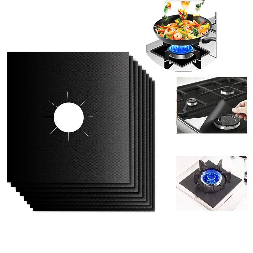 Gas Range Covers LEADSTAR Gas Hob Protectors,Stove Burner Liners,,0.2mm