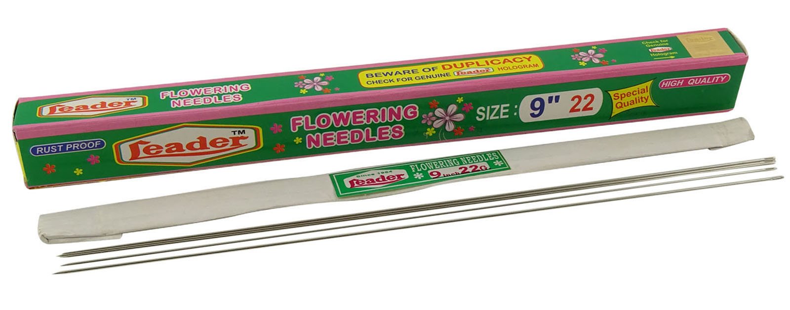 Leader-Sewing Rust Proof 9 Inches Needles For Making Flower Garland